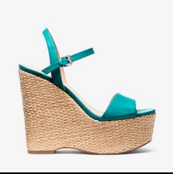 Michael Kors open toe wedges - Picture 2 of 12
